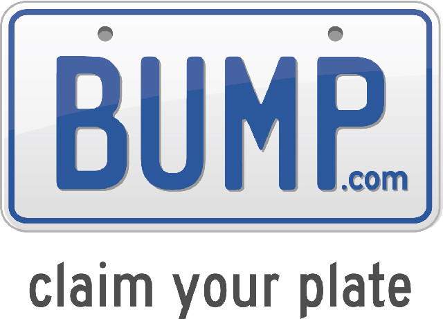 Communiquez avec vos plaques d'immatriculations avec Bump